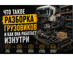 Как работает разборка грузовиков: от автомобиля-донора до готовой запчасти